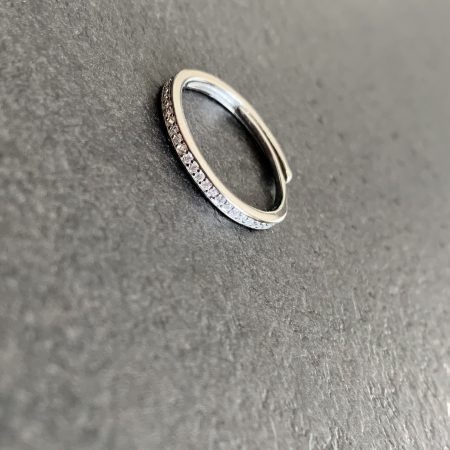 sidabrinis žiedas su cirkoniais